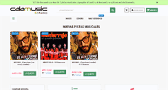 Desktop Screenshot of calamusic.net